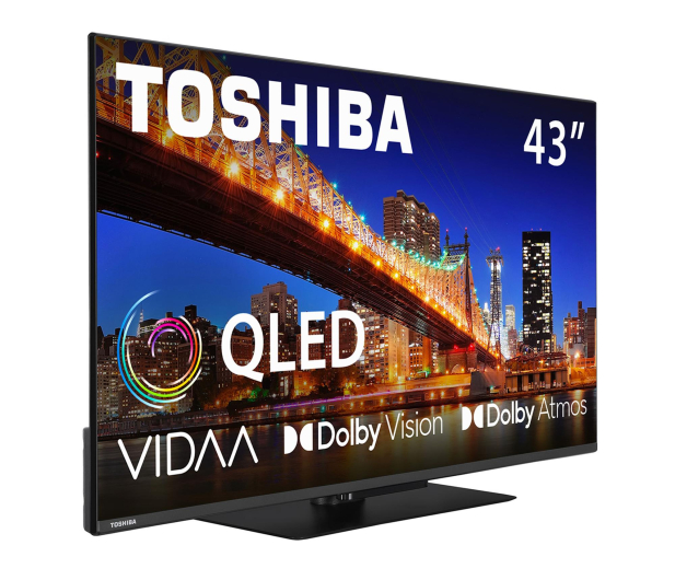 TOSHIBA 43" 43QV3F63DG 4K QLED VIDAA Dolby Atmos Dolby Vision - 1336242 - zdjęcie 2